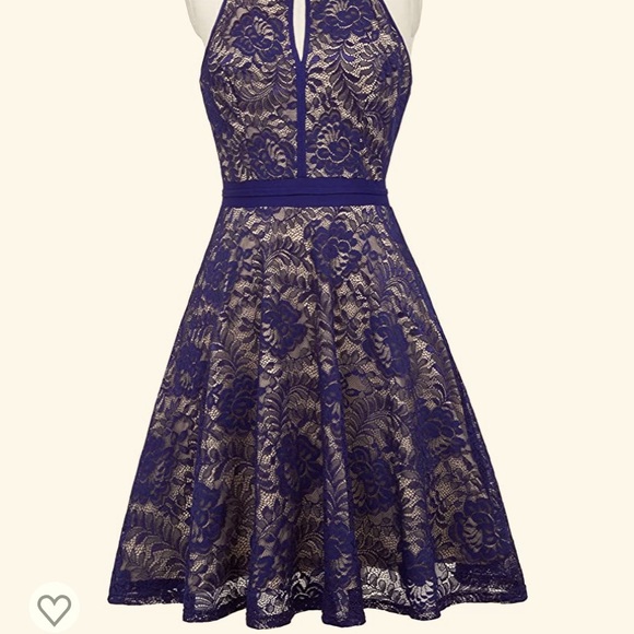 Lace Cocktail Dress - Picture 1 of 5